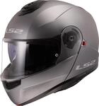 LS2, Casque modulable Moto Strobe II matt Titanium, XXXL