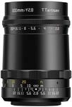 TTARTISAN 100mm F2.8 Vollformat Kameraobjektiv Manueller Fokus Einzigartige