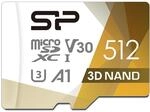 Silicon Power 512GB Micro SD Card U3 SDXC microsdxc High Speed MicroSD Memory Card