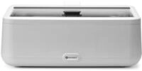 Hendi Chafing Dish, Uniq, Wei&szlig; - mit GN1/1 Beh&auml;lter, integrierter Glasdeckel,