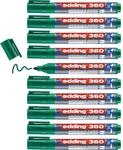 edding 360 Whiteboardmarker - verde - 10 Whiteboard Stifte - Rundspitze 1,5-3 mm -
