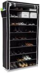 Relaxdays Schuhschrank VALENTIN hoch HxBxT: 161 x 88 x 30 cm Schuhregal mit