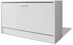 vidaXL Schuhbank Wei&szlig; 80x24x45 cm