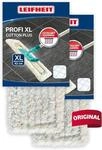 Leifheit 2er Set Wischbezug Profi XL Cotton Plus f&uuml;r Steinb&ouml;den und Fliesen,