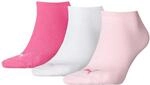 PUMA Unisex Sneaker Trainer Plain Socks Socken (3er Pack), Pink Lady, 35-38