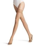 FALKE Damen Stay-Ups Matt Deluxe 20 DEN W Stu transparent einfarbig 1 Paar,