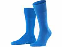 FALKE Herren Socken Airport M SO Wolle Baumwolle einfarbig 1 Paar, Blau (Sapphire