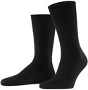 FALKE Herren Socken Bristol Pure M So Wolle einfarbig 1 Paar, Schwarz Black 3000,
