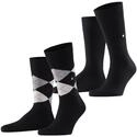 Burlington Herren Socken Everyday Mix Multipack M So Baumwolle gemustert 2 Paar,