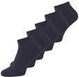 JACK & JONES Herren Jacdongo 5 Pack Noos Socken, Navy Blazer/Detail:Navy blazer -