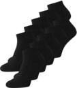 JACK & JONES Herren Jacdongo 10 Pack Noos Socken, Black/Detail:Black - Black Black