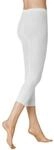KUNERT Damen Leggings Velvet 50 semi-blickdicht 50 DEN White 0010 42-44