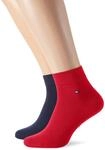 Tommy Hilfiger Herren TH MEN QUARTER 2P Sneakersocken 2 Paar, Blau (tommy 085), 39/42