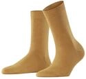FALKE Damen Socken Family W So nachhaltige Baumwolle einfarbig 1 Paar, Gelb Amber