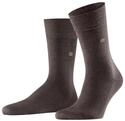 Burlington Herren Socken Leeds M SO Baumwolle Wolle einfarbig 1 Paar, Braun (Brown