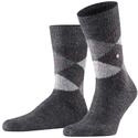 Burlington Herren Socken Preston M So weich und warm gemustert 1 Paar, Grau