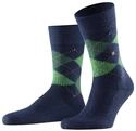 Burlington Herren Socken Preston M So weich und warm gemustert 1 Paar, Blau Navy