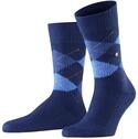 Burlington Herren Socken Preston M So weich und warm gemustert 1 Paar, Blau Royal