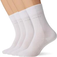 Camano Herren 3642000 Socken, Wei&szlig;, 35-38 EU