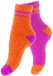 Vincent Creation 4 Paar Kuschelsocken Warme Flauschige Damen Socken Bettsocken