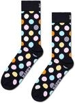 Happy Socks Unisex Big Dot, Schwarz, 41-46 EU