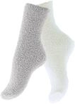 Vincent Creation 4 Paar Kuschelsocken Warme Flauschige Damen Socken Bettsocken