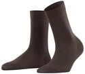 FALKE Damen Socken Cotton Touch W So Baumwolle einfarbig 1 Paar, Braun Dark Brown