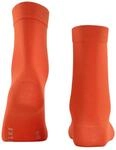 FALKE Damen Socken Cotton Touch W So Baumwolle einfarbig 1 Paar, Orange Red Clay