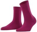 FALKE Damen Socken Cotton Touch W So Baumwolle einfarbig 1 Paar, Rot Berry 8390,