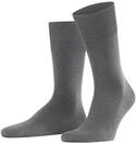 FALKE Herren Socken ClimaWool M So Wolle Lyocell einfarbig 1 Paar, Grau Light Grey