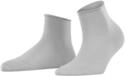 FALKE Damen Socken Cotton Touch W Sso Baumwolle einfarbig 1 Paar, Grau Silver 3290,