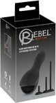 Rebel Glans Masturbator with 3 attachable Dilators Masturbator mit Vibration Schwarz
