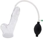 Fr&ouml;hle PP013 Realistische Penispumpe L mit Ballpumpe, glasklar, Sexspielzeug f&uuml;r