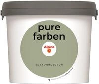 Alpina pure farben Wandfarbe &ndash; Eukalyptusgr&uuml;n &ndash; strapazierf&auml;hige und