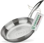 FACKELMANN Chefkoch Bratpfanne &Oslash;24 cm mit Wabenboden &ndash; Pfanne aus hochwertigem