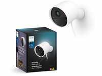 Philips Hue Secure kabelgebundene Smart Home Überwachungskamera mit Standfuß, Full