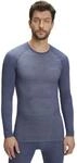 FALKE Herren Baselayer-Shirt Wool-Tech Light Round Neck M L/s Sh Wolle