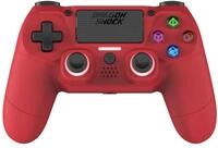 DragonShock - MIZAR BT - Roter drahtloser Controller f&uuml;r PS4, PC und mobile Ger&auml;te