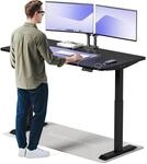 Desktronic Homeone H&ouml;henverstellbarer Schreibtisch 160 &times; 80 cm &ndash; Elektrischer