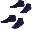 ESPRIT Unisex Kinder Sneakersocken Foot Logo Multipack K Sn Baumwolle kurz einfarbig
