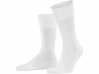 FALKE Herren Socken Tiago M SO Fil D'Ecosse Baumwolle einfarbig 1 Paar, Weiß...