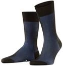 FALKE Herren Socken Fine Shadow M SO Baumwolle gemustert 1 Paar, Braun (Brown 5933),