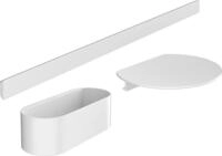 hansgrohe WallStoris - Badewannenset, Zubeh&ouml;r Set f&uuml;r die Badewanne ohne bohren,