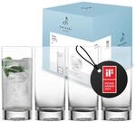 Zwiesel Glas Trinkglas Gr. L Echo (4-er Set), stilvolle Trinkgl&auml;ser f&uuml;r Wasser,