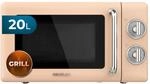 Cecotec Mikrowelle mit Grill Proclean 3110 Retro Beige Mechanische, 700 W in 6