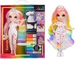 Rainbow High Color & Create DIY Modepuppe - Blaue Augen, glattes Haar, extra...