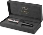 Parker Sonnet F&uuml;ller | Premium Metal & Grey Satinierung mit Rotgoldbeschichtung 