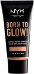 NYX Professional Makeup Born to Glow Radiant Foundation, Schillerndes Finish,