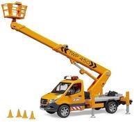 bruder 02679 - MB Sprinter mit Arbeitsb&uuml;hne und Light & Sound Modul - 1:16