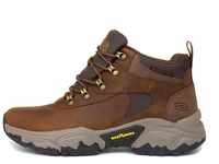 Skechers Herren TERRAFORM RENFROW Trekking Shoes, Dark Brown Leather, 42 EU